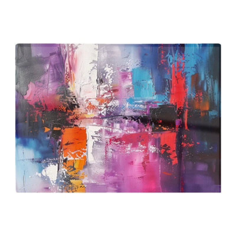 Image of Warren Reed Designer Vibrant Metropolis: A Palette Of Emotions Chopping Board
