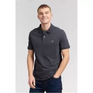 Image of US Polo Assn US Core Pique Polo Shirt - Black