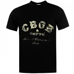 Image of Official CBGB T Shirt Mens - Underground