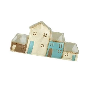 Image of Ceramic Houses Plate