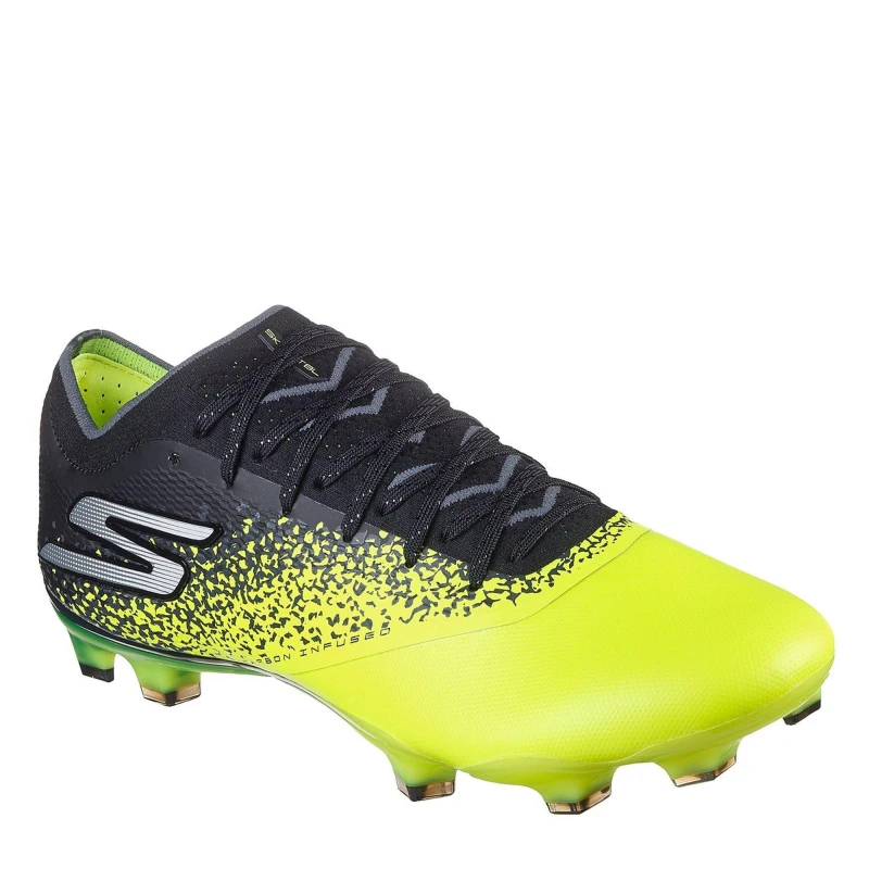 Image of Skechers Razor Elite Adults Firm Ground Football Boots Yellow/Black male 6 (39.5)