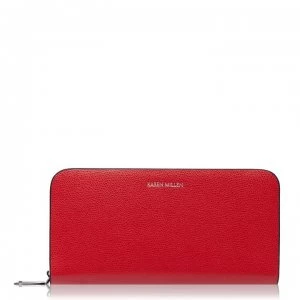 Image of Karen Millen Abbey Ziparound Purse - LIPSTICK