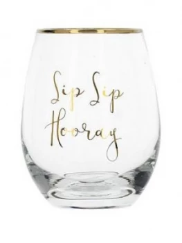 Image of Creative Tops Ava and I Sip Sip Hooray Stemless Wine Glass