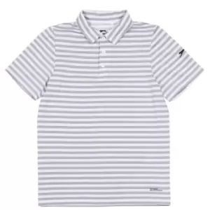 Image of Slazenger Stripe Polo Shirt Junior Girls - White