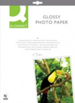 Image of Q-Connect Photo Gloss Paper A4 PK20