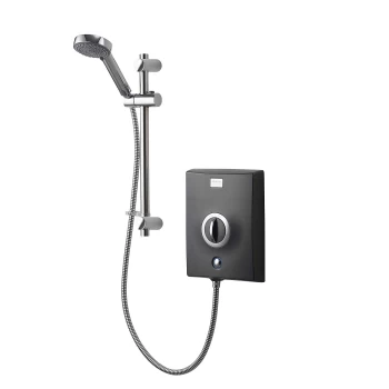 Image of Aqualisa Quartz 8.5kW Electric Shower - Graphite/Chrome