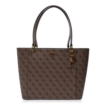 Image of Guess Noelle AOP Tote Bag - Latte
