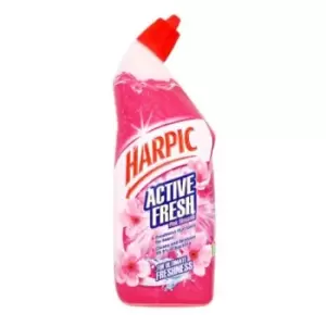 Image of Harpic Active Fresh Gel Pink Blossom 750ml