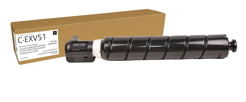 Image of Xerox Everyday Black Remanufactured Toner by Xerox compatible with Canon C-EXV51 (0481C002), Standard capacity 006R04903