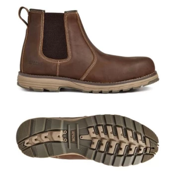 Image of Flyweight Safety Dealer Boot Chelsea Work Boot Water Resistant UK Size 8 - Apache