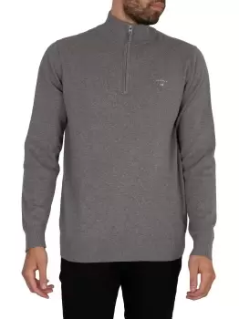 Image of Classic Cotton Half Zip Knit
