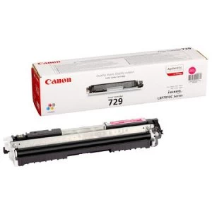 Image of Canon 729 Magenta Laser Toner Ink Cartridge