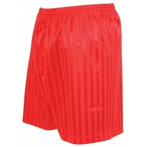 Image of Precision Striped Continental Football Shorts 38-40" Red