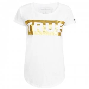 Image of True Religion Logo T Shirt - White 1700