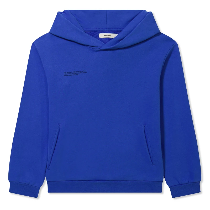 Image of Pangaia 365 Hoodie Juniors Cobalt Blue unisex 7-8 Yrs