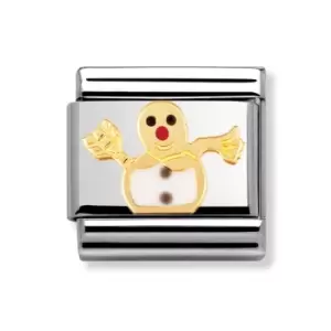 Image of Nomination Classic Enamel Snowman Charm