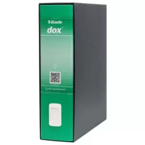 Image of Dox 1 A4 Lever Arch File Green - Outer Carton of 6