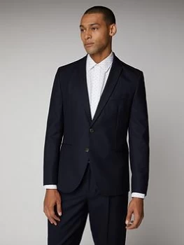 Image of Ben Sherman Structure Jacket - Navy, Size 36, Men