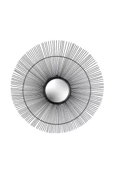 Image of Wire Round Circular Wall Mirror