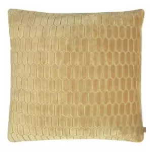 Image of Rialta Geometric Cushion Ochre