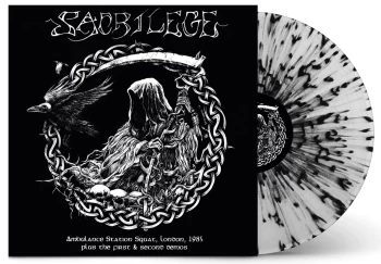 Image of Sacrilege Ambulance station squad London 1985 / 1st and 2nd demos LP splattered