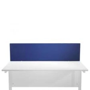 Image of Jemini Blue 1800mm Straight Desk Screen Dimensions 1800mm x 28mm x