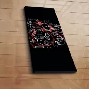 Image of 3070C-47 Multicolor Decorative Canvas Painting