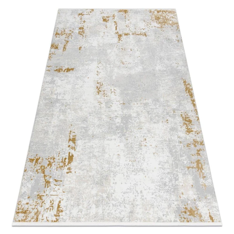 Image of RugsX Modern Carpet Duke 51378 Cream / Gold - Concrete, Stone Structured, Ve 240X330 Cm