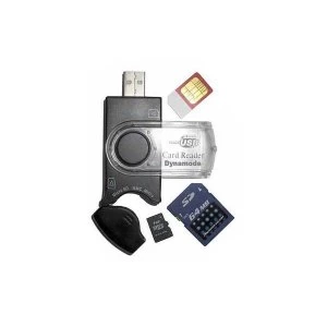 Image of Dynamode (USB-CR-31) External Sim & Memory Card Reader USB 2.0 USB Powered