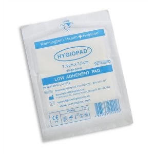 Image of Click Medical Low Adherent Dressing 7.5x7.5cm White Ref CM0416 Pack of