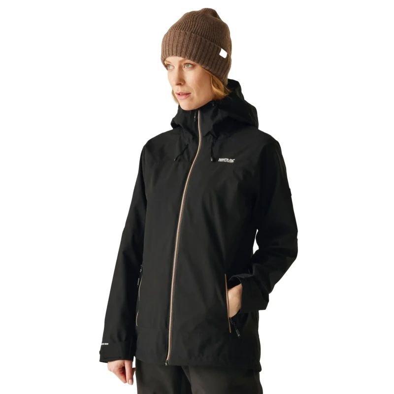 Image of Womens 3-in-1 hiking jacket Regatta Wentwood Noir Female 44