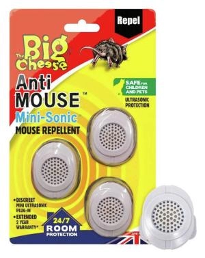 Image of Defenders Big Cheese Mini Sonic Rodent Repeller 3pk plastic