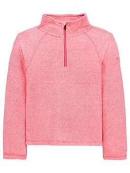 Image of Trespass Meadows Zip Fleece - Pink, Size 7-8 Years