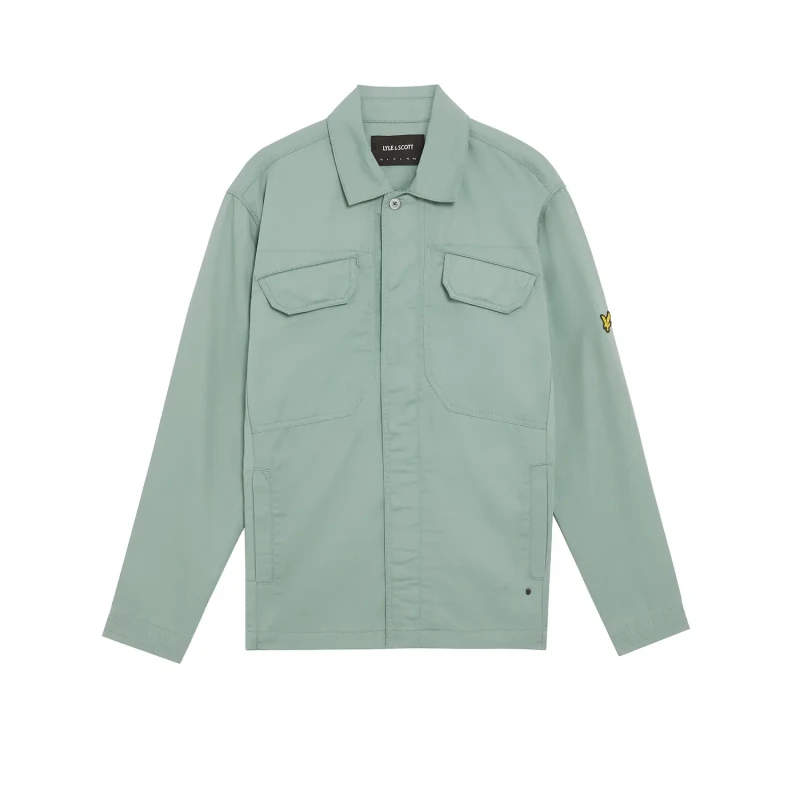 Image of Lyle & Scott Multi-pocket overshirt Lyle & Scott Vert Male M
