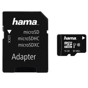 Image of Hama 16GB Micro SDHC Memory Card