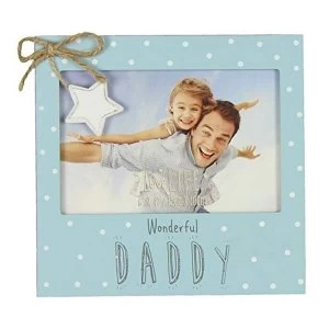 Image of 6" x 4" - Love Life Photo Frame - Wonderful Daddy