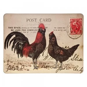 Image of Denby Cockerel Postcard Placemats Set of 6