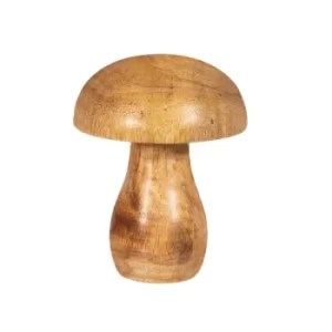 Image of Natural Wood Standing Mushroom Large