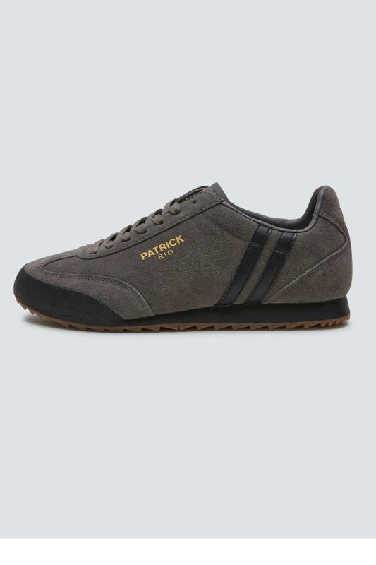Image of Patrick Mens Rio Trainer in Charcoal Size: 9 Charcoal Male 9