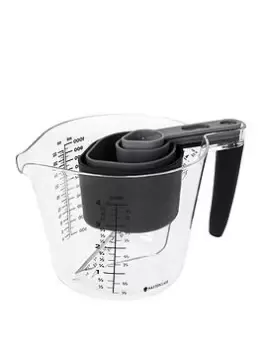 Image of Masterclass Smart Space 5 Piece Stackable Measuring Set