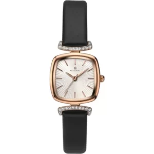 Image of Ladies Accurist Womans tonneau case leather strap Watch