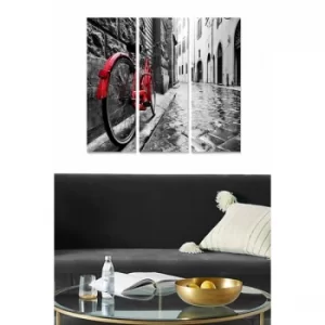 Image of MDF336553691 Multicolor Decorative MDF Painting (3 Pieces)