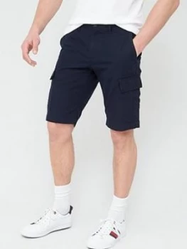 Image of Tommy Hilfiger John Light Twill Cargo Shorts - Desert Sky Navy