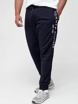 Image of Tommy Hilfiger Big & Tall Bt-Tommy Logo Sweatpants - Navy, Size 4XL, Men
