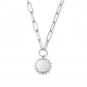Image of Personalised Sun Coin Necklace PSNLC3264
