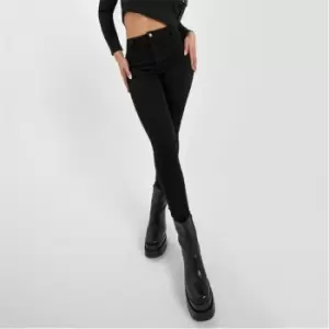 Image of Missguided Recycled Tall Skinny Jeans - Black