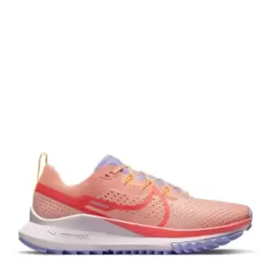 Image of Nike React Pegasus Trail 4 Running Shoes Womens - Orange