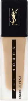 Image of Yves Saint Laurent All Hours Foundation SPF20 25ml BD30 - Warm Almond