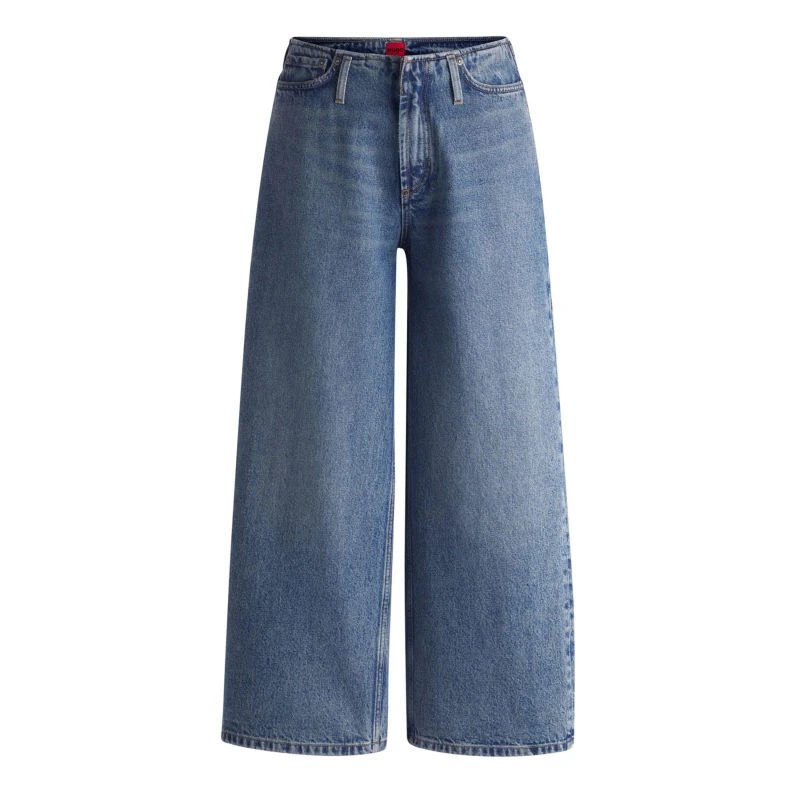 Image of Hugo Gitane Relaxed-Fit Jeans Blue female 25S