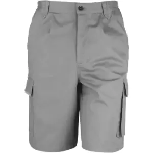 Image of Result Unisex Work-Guard Action Shorts / Workwear (L) (Grey) - Grey